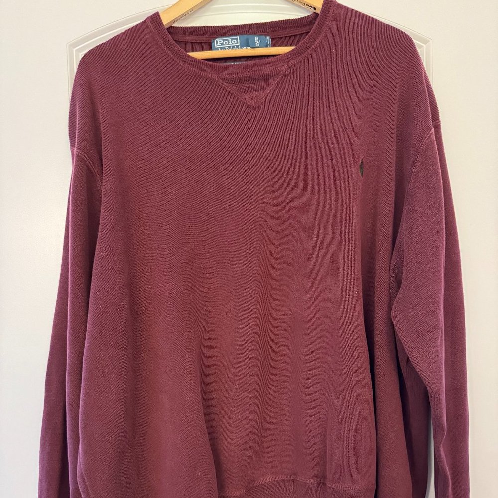 Mens Polo Sweater Crew Neck size 4xb